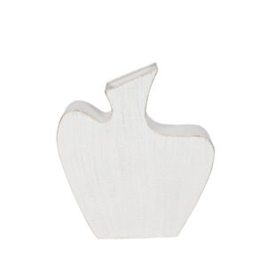 NIRA ΒΑΖΟ 30.5x8x35cm ΜΕΤΑΛΛΟ ΛΕΥΚΟ 034756