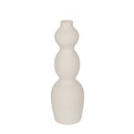 AIRA ΒΑΖΟ 12.5x12.5x39cm ΚΕΡΑΜΙΚΟ ΛΕΥΚΟ 034785