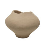 VERAE ΒΑΖΟ 26x26x20cm ΚΕΡΑΜΙΚΟ ΜΠΕΖ 034788