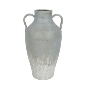 AMFORE ΒΑΖΟ 25x23x50cm ΜΕΤΑΛΛΟ ΓΚΡΙ ΜΠΛΕ 034802