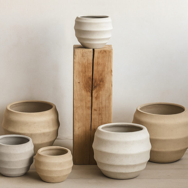 FLORRA ΚΑΣΠΩ SET 3ΤΜΧ 54.3x54.3x47.5cm MgO ΜΠΕΖ 034844 - Image 2