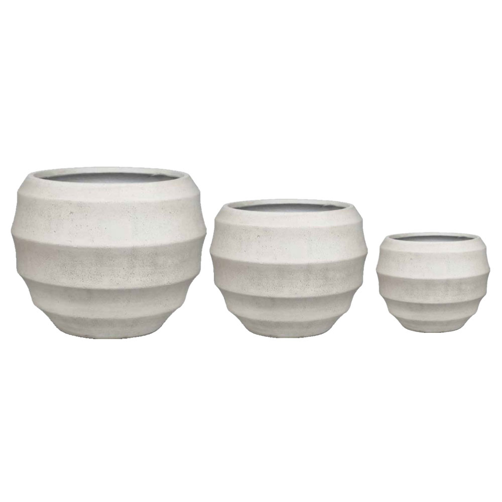 034848-Rp25U-first-_1 FLORRA ΚΑΣΠΩ SET 3ΤΜΧ 54.3x54.3x47.5cm MgO ΛΕΥΚΟ 034848 - Image 1