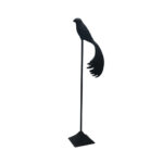 PRIDE ΔΙΑΚΟΣΜΗΤΙΚΟ ΠΟΥΛΙ 22x14x66.5cm ΑΛΟΥΜΙΝΙΟ ΜΑΥΡΟ ΜΑΤ 035195