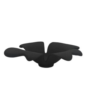 FLORA ΠΙΑΤΕΛΑ 32x29x10cm ΑΛΟΥΜΙΝΙΟ ΜΑΥΡΟ 035230