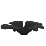 FLORA ΠΙΑΤΕΛΑ 38x36x11cm ΑΛΟΥΜΙΝΙΟ ΜΑΥΡΟ 035231