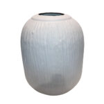 IVORA ΒΑΖΟ 29.5x29.5x40cm ΑΛΟΥΜΙΝΙΟ OFF WHITE 035235