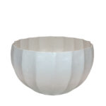 IVELLA ΒΑΖΟ 30x30x18cm ΑΛΟΥΜΙΝΙΟ OFF WHITE 035237