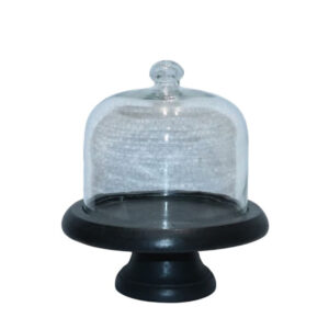 BELLORA ΚΟΥΠ 20x20x27.5cm ΓΥΑΛΙ ΚΑΦΕ ΞΥΛΟ 035242