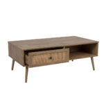 AMMOS COFFEE TABLE 1ΣΥΡΤΑΡΙ ΦΥΣΙΚΟ ΜΕ RATTAN 110x59x41.4cm 04-0489 - Image 3