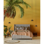 LEAF COFFEE TABLE SET 2ΤΕΜ ΜΑΥΡΟ ΦΥΣΙΚΟ 40x40x45cm 04-0690 - Image 2