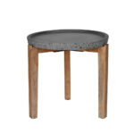 ORRIN COFFEE TABLE ΑΝΘΡΑΚΙ ΦΥΣΙΚΟ 53x53x48cm 04-1035