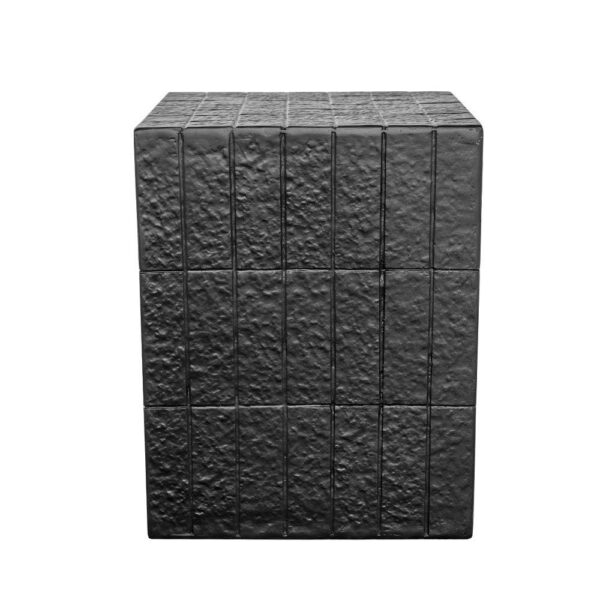 SQUARE SIDE TABLE ΜΑΥΡΟ 36x36x46cm 04-1097 - Image 2