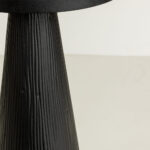 LAMP SIDE TABLE ΛΕΥΚΟ ΜΑΥΡΟ 36x36x55cm 04-1139 - Image 5