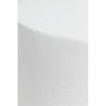 LITHOS ROUND SIDE TABLE ΛΕΥΚΟ 35.5x35.5x45cm 04-1233 - Image 5