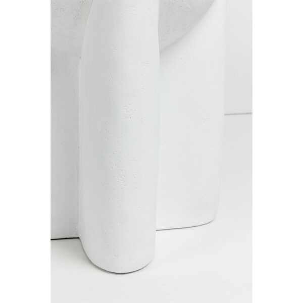 LITHOS HANDLE SIDE TABLE ΛΕΥΚΟ 36.5x36.5x46.5cm 04-1234 - Image 5