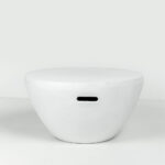 LITHOS CENTRAL COFFEE TABLE ΛΕΥΚΟ 68x68x36cm 04-1235 - Image 2