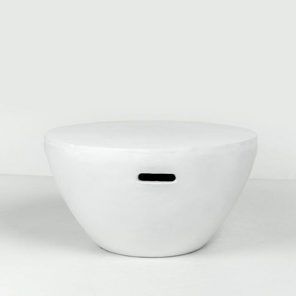 LITHOS CENTRAL COFFEE TABLE ΛΕΥΚΟ 68x68x36cm 04-1235 - Image 2