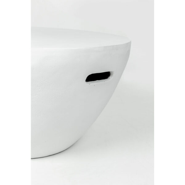 LITHOS CENTRAL COFFEE TABLE ΛΕΥΚΟ 68x68x36cm 04-1235 - Image 4