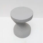 INDUSTRIAL SIDE TABLE ΛΕΥΚΟ 39.5x39.5x52.5cm 04-1276 - Image 2