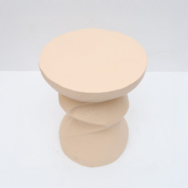 LATTE SIDE TABLE BEIGE 40.5x40.5x51cm 04-1278 - Image 3