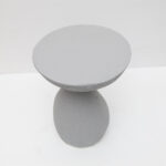 INDUSTRIAL SIDE TABLE ΓΚΡΙ ΑΝΟΙΧΤΟ 40.5x40.5x51cm 04-1280 - Image 2