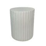 RAIL WHITE SIDE TABLE ΛΕΥΚΟ 40x40x47cm 04-1303