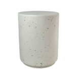 WHEEL ROUND SIDE TABLE TERRAZZO 36.5x36.5x46cm 04-1306