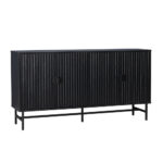 KIMONO ΜΠΟΥΦΕΣ 4ΠΟΡΤΕΣ ΜΑΥΡΟ 157.5x39x83cm 05-0637