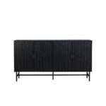 KIMONO ΜΠΟΥΦΕΣ 4ΠΟΡΤΕΣ ΜΑΥΡΟ 157.5x39x83cm 05-0637 - Image 3