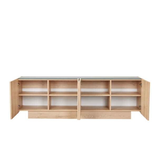 CUBIUS TV STAND 4ΠΟΡΤΕΣ ΦΥΣΙΚΟ 182x39x59cm 05-0809 - Image 3