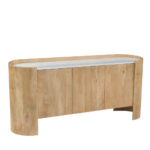 DON ΜΠΟΥΦΕΣ 3ΠΟΡΤΕΣ ΦΥΣΙΚΟ ΛΕΥΚΟ 165x45x75cm 05-0821