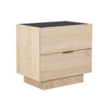 CUBIUS ΚΟΜΟΔΙΝΟ 2ΣΥΡΤΑΡΙΑ ΦΥΣΙΚΟ 58x39x54.2cm 09-2136