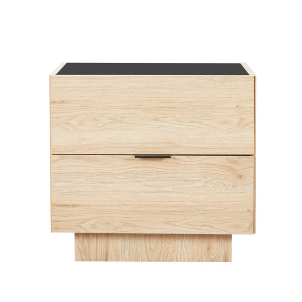 CUBIUS ΚΟΜΟΔΙΝΟ 2ΣΥΡΤΑΡΙΑ ΦΥΣΙΚΟ 58x39x54.2cm 09-2136 - Image 2