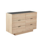 CUBIUS ΣΥΡΤΑΡΙΕΡΑ 6ΣΥΡΤΑΡΙΑ ΦΥΣΙΚΟ 120x45.4x81cm 09-2137