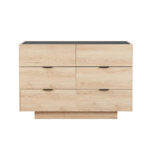 CUBIUS ΣΥΡΤΑΡΙΕΡΑ 6ΣΥΡΤΑΡΙΑ ΦΥΣΙΚΟ 120x45.4x81cm 09-2137 - Image 2