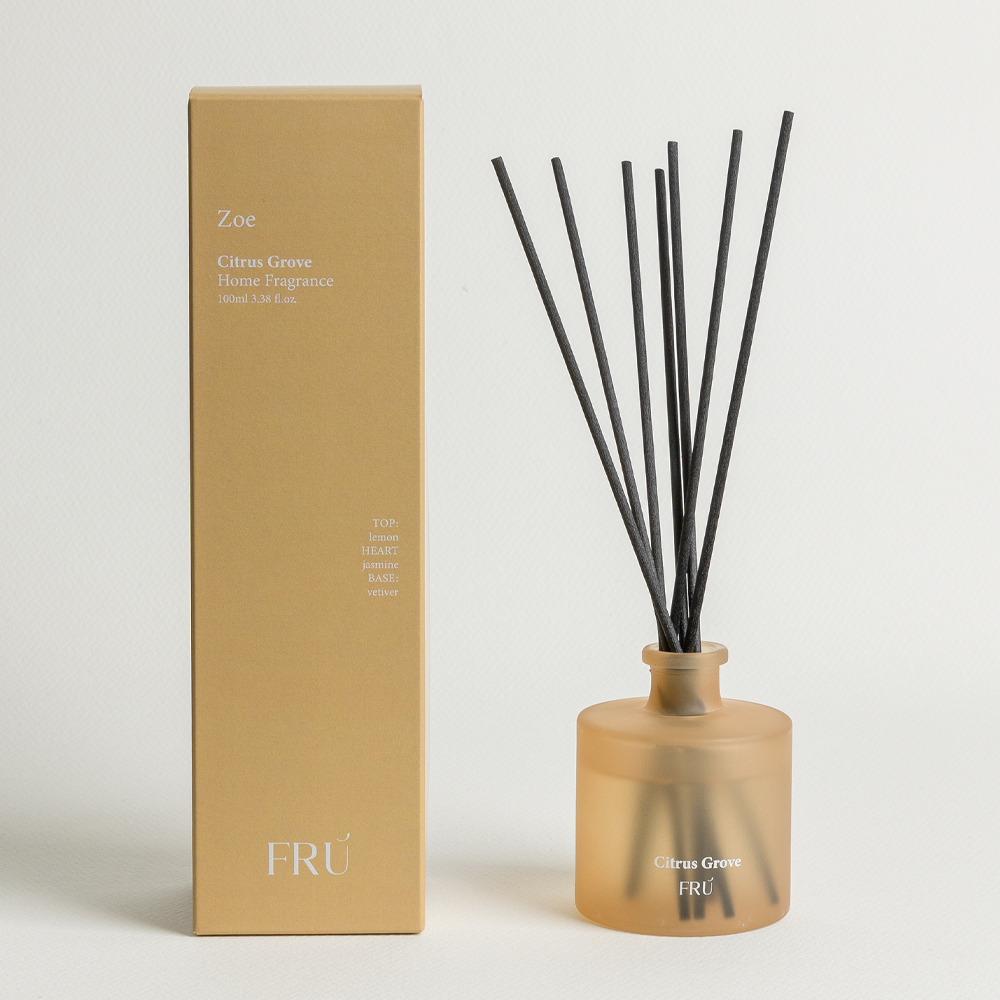 240-0001-hXBMz-first-_1 ZOE - CITRUS GROVE ΑΡΩΜΑΤΙΚΟ ΧΩΡΟΥ 100ml 6.4x6.4x23.3cm ΓΥΑΛΙ ΑΡΩΜΑΤΙΚΟ ΥΓΡΟ 240-0001 - Image 1