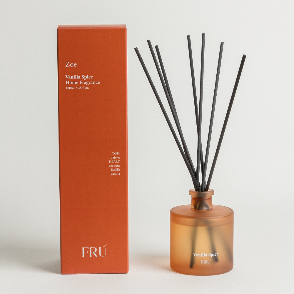 240-0003-jvKVq-first-_1 ZOE - VANILLA SPICE ΑΡΩΜΑΤΙΚΟ ΧΩΡΟΥ 100ml 6.4x6.4x23.3cm ΓΥΑΛΙ ΑΡΩΜΑΤΙΚΟ ΥΓΡΟ 240-0003 - Image 1