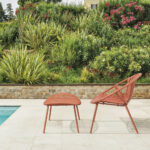 NADIN ΠΟΛΥΘΡΟΝΑ SET 2ΤΕΜ TERRACOTTA 80x61.5x73cm 27-0211 - Image 2