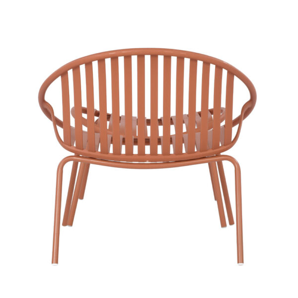 NADIN ΠΟΛΥΘΡΟΝΑ SET 2ΤΕΜ TERRACOTTA 80x61.5x73cm 27-0211 - Image 4