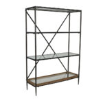 MARAIS ΒΙΒΛΙΟΘΗΚΗ 4ΡΑΦΙΑ ΦΥΣΙΚΟ 127x43x184cm 28-0320