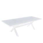 SORPRESA ΤΡΑΠΕΖΙ ΕΠΕΚΤΕΙΝΟΜΕΝΟ-Η ΓΚΡΙ LATTE ΛΕΥΚΟ 202x101x77cm 52-0016