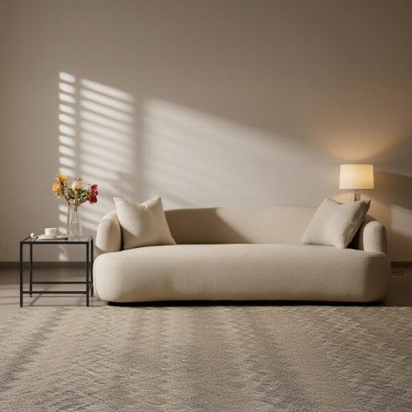 CELESTE ΚΑΝΑΠΕΣ 3ΘΕΣΙΟΣ ΜΠΕΖ 228x98x73cm 70-0450 - Image 2