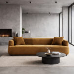 CELESTE ΚΑΝΑΠΕΣ 3ΘΕΣΙΟΣ ΚΑΜΕΛ 228x98x73cm 70-0451 - Image 2