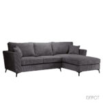 BOEL ΚΑΝΑΠΕΣ ΓΩΝΙΑ ΔΕΞΙΑ ΓΚΡΙ LINCOLN 90 280x170x92cm 71-0123