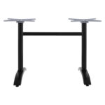 ΒΑΣΗ ΑΛΟΥΜΙΝΙΟΥ ΔΙΣΤΗΛΗ ΜΕ ΑΝΑΔΙΠΛΟΥΜΕΝΟΥΣ ΣΤΑΥΡΟΥΣ HM468.01 ΜΑΥΡΟ ΜΑΤ 78X59,5X73Υ εκ. - Image 4