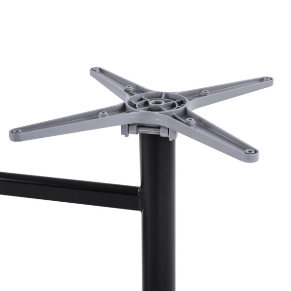 ΒΑΣΗ ΑΛΟΥΜΙΝΙΟΥ ΔΙΣΤΗΛΗ ΜΕ ΑΝΑΔΙΠΛΟΥΜΕΝΟΥΣ ΣΤΑΥΡΟΥΣ HM468.01 ΜΑΥΡΟ ΜΑΤ 78X59,5X73Υ εκ. - Image 6