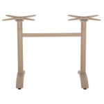 ΒΑΣΗ ΑΛΟΥΜΙΝΙΟΥ ΔΙΣΤΗΛΗ ΜΕ ΑΝΑΔΙΠΛΟΥΜΕΝΟΥΣ ΣΤΑΥΡΟΥΣ HM468.25 ΚΑΠΟΥΤΣΙΝΟ 78x59,5x73Υ - Image 3