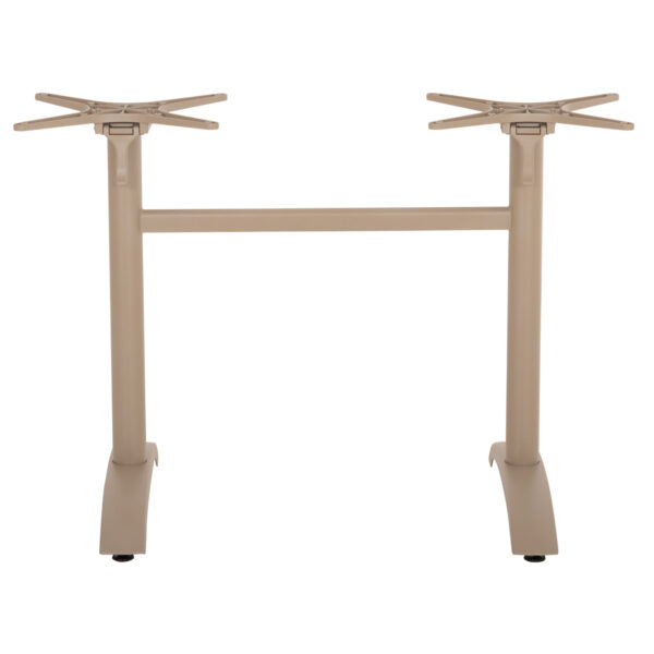 ΒΑΣΗ ΑΛΟΥΜΙΝΙΟΥ ΔΙΣΤΗΛΗ ΜΕ ΑΝΑΔΙΠΛΟΥΜΕΝΟΥΣ ΣΤΑΥΡΟΥΣ HM468.25 ΚΑΠΟΥΤΣΙΝΟ 78x59,5x73Υ - Image 3