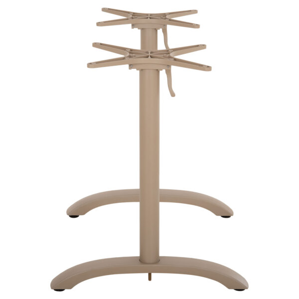 ΒΑΣΗ ΑΛΟΥΜΙΝΙΟΥ ΔΙΣΤΗΛΗ ΜΕ ΑΝΑΔΙΠΛΟΥΜΕΝΟΥΣ ΣΤΑΥΡΟΥΣ HM468.25 ΚΑΠΟΥΤΣΙΝΟ 78x59,5x73Υ - Image 4