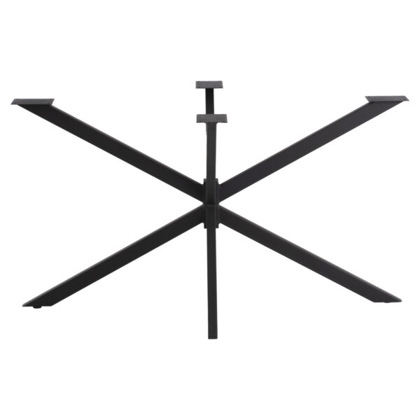 ΒΑΣΗ ΤΡΑΠΕΖΙΟΥ ΜΑΥΡΗ ΜΕΤΑΛΛΙΚΗ ΔΙΠΛΗ ΧΙΑΣΤΙ HM5917 110x63x72Υεκ. - Image 3